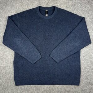 Lululemon Alpaca Wool-Blend Crewneck Women's Sweater Navy Blue Size Large